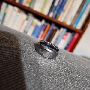Opouriao Tungsten Carbide ring 8mm band